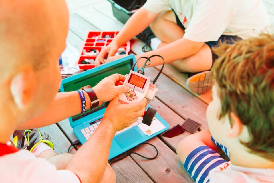 Camper and counselor program robotics